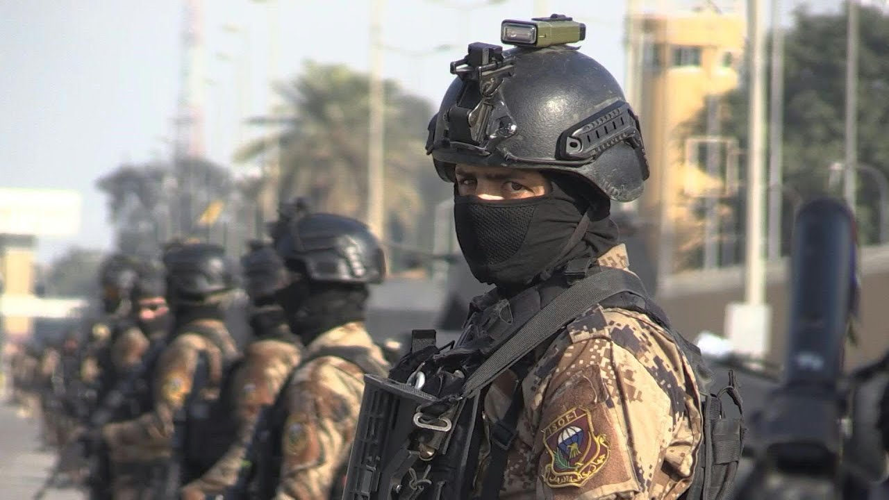 Iraqi Counter-terrorism Forces Deployed In Front Of The US Embassy ...