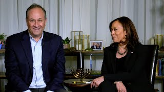 Happy Hanukkah from Kamala Harris and Doug Emhoff