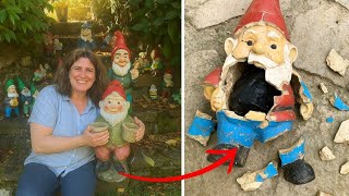 [Full Story]Oregon Woman Discovers $300,000 Hidden Inside Grandfather’s Garden Gnomes