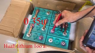 Lithium Huali 100a ทดสอบ ค่า ir