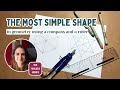 Dividing the Circle in 6 - Geometric Drawing (compass and ruler)