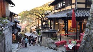 22年4月8日 春の夕方に京都を歩く 清水寺,三年坂,八坂の塔,ねねの道,八坂神社,祇園 Walk around Kyoto city,Japan vlog