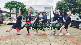 ACHY BREAKY HEART // LINE DANCE // CHOREO: JULIET LAM // DEMO: HAPPY LINE DANCE