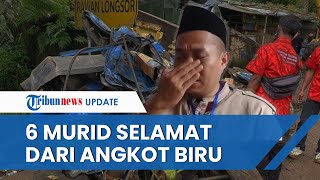 6 Murid SD Selamat dari Angkot Biru yang Ditemukan Ringsek di Cianjur, Kondisinya Trauma & Menangis