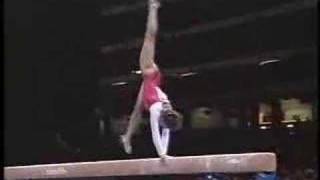 Henrietta Onodi - 1996 Olympics Team Compulsories - Balance Beam