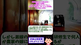 【2ch修羅場】農業研修生として弟と出会い結婚した弟嫁。しかし農作業をしたくないらしい。そのせいか弟から「ねーちゃん空気嫁」とのお達しが来た【ゆっくりショート版】#short