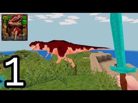 DinoCraft Survive & Craft Pocket Edition - Survival - Gameplay Part 1 ...