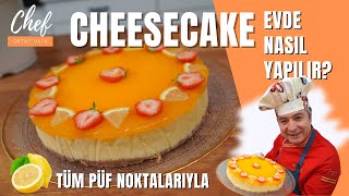 How to make LEMON CHEESECAKE? 🍋 | CHEF OKTAY