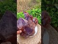 crystal 桔红色紫水晶 紅皮 城堡骨幹amethyst quartz 骨幹水晶 red quartz 水晶擺件 原礦擺件 原礦標本 水晶標本 奇摩拍賣➡️阿賽斯特萊 幸運店 u0026阿賽斯特萊 光工店