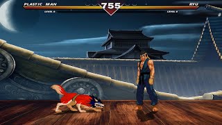 Plastic Man vs Ryu - Mugen Street Fighter (#169)