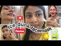 Hyphen Ice Dunk Face Mask Review 🌊❄️ | Instant Cooling, De-Puffing & Glow Test!