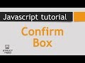 JavaScript Tutorial 22 - JavaScript Confirm Box