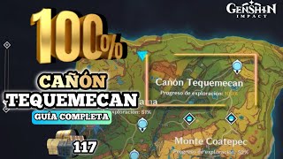 CAÑÓN TEQUEMECAN 100% | Todos los cofres de NATLAN  | Genshin Impact 5.0 💥