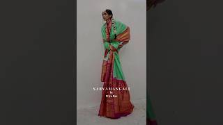 Where tradition meets luxury – SARVAMANGALI’s Kanchi Bandhani saree 🌸 #saree #exclusive