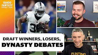 NFL Draft fantasy winners and losers + Biggest debates in dynasty rookie rankings | Yahoo Sports
