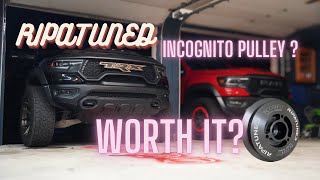 RIPATUNED INCOGNITO PULLEY FOR TRX INSTALL + REVIEW! #ripatuned #ramtrx #supercharged