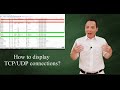 How to display TCP/UDP connections?