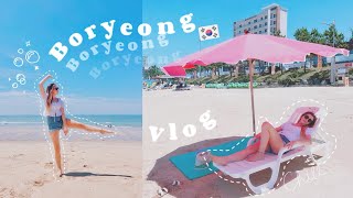 LIFE IN KOREA VLOG: cheap beach town getaway 🇰🇷🌿🌊 BORYEONG VLOG