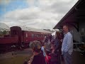 chehalis steam train pulling out in chehalis washington