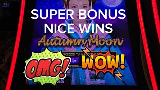 (SUPER BONUS NICE WINS) AUTUMN MOON SLOT MACHINE. #slots #casino #slotmachine #viralvideo