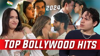 Waleska & Efra react to Top Bollywood/Hindi Hits of 2024 So Far !