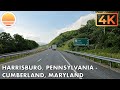 Harrisburg, Pennsylvania to Cumberland, Maryland! Drive with me!