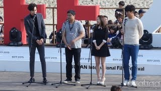 [4K] 151003 돌연변이(Collective Inventtion) 무대인사 (해운대 BIFF Village) FullVersion／직캠 (Fancam) (Horizontal)