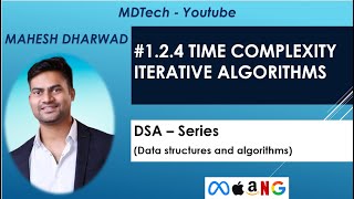 #1.2.4 I Iterative algorithms I Time complexity I examples