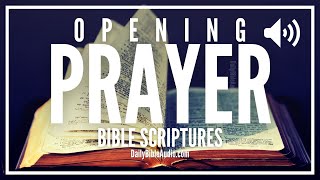 Bible Verses For Opening Prayer | Scriptures For Opening Prayer In a Church Service \u0026 Other Settings