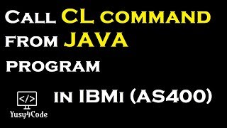 Calling IBMi (AS400) CL command from JAVA Program | yusy4code