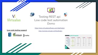 low code Test automation Framework demo