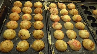 大阪のたこ焼き　プロが焼くたこ焼き(北新地 たこ長 )　Delicious Takoyaki of Osaka Kitashinchi　大阪北新地的美味章鱼烧烤