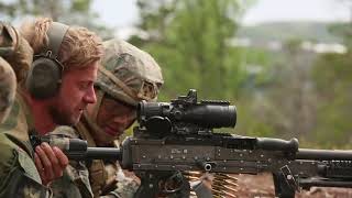 U.S. Marines Mortar And Machine Gun Live-Fire Range Marine Rotational Force – Europe 20.2, Norway