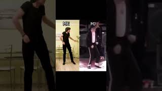 Stationary moonwalk VS normal moonwalk - Michael Jackson Impersonator Alex Blanco