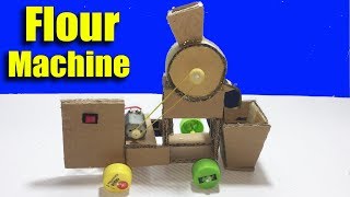 How to Make a Flour Mill Machine With Cardboard for Kids DIY at Home - Life Hacks
