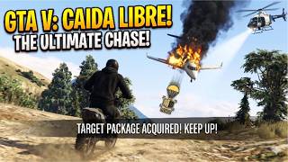 GTA V: THE IMPOSSIBLE CHASE! ✈️ (Caida Libre)