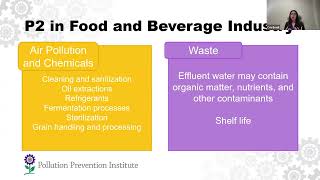 Sustainable Food and Beverage Manufacturing: P2 Strategies for Reducing Environmental Impact