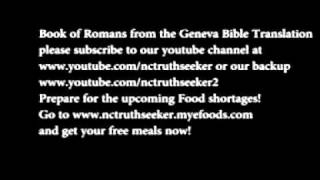 Book of Romans from the Geneva Bible Translation Chapter 2