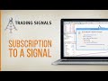 Subscribe to a trading signal in MetaTrader 4/5