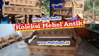 Jual Bangku Peti/Kursi / Resban / Racebench #Antik Kayu Jati Ukir Cantik #Antique #furniture