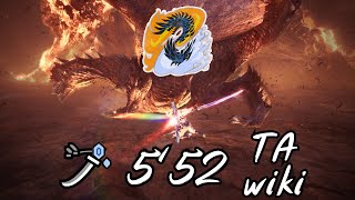 [MHWI] The Evening Star Alatreon LS TA wiki No Felyne Booster 5'52