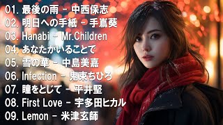 涙が出るほど懐かしい心に残る名曲 💔 泣きたい時に聴 🎶 J POP 泣き歌 号泣 感動 バラード - こころに響く名曲 泣ける曲 優しい歌 号泣など