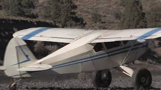 Bush Flying, Piper Pacer, Eastern Oregon