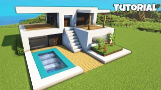 Minecraft Modern House Tutorial⚒️