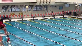 Sammi at NE NSSC Specialty Swim Meet at MIT 2023