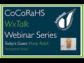 CoCoRaHS WxTalk Webinar #35: Atmospheric Rivers