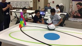MiRo being remotely controlled using MiRoCode