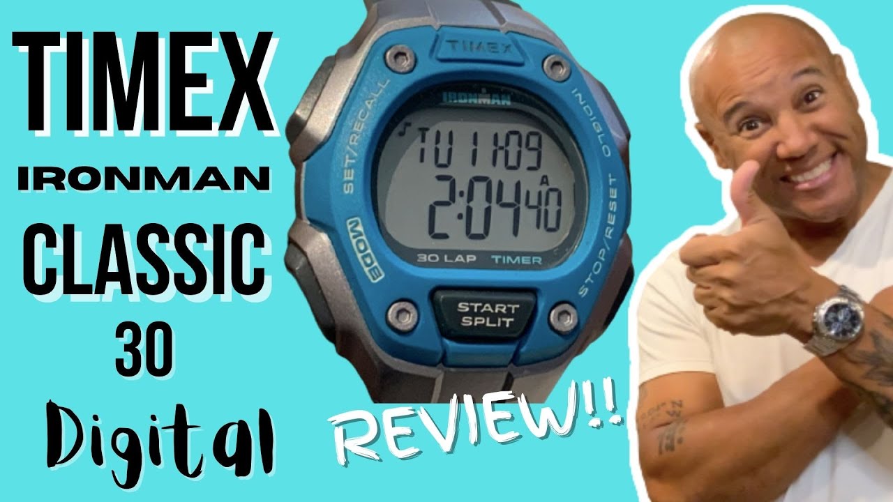 TIMEX IRONMAN Classic 30 Watch Review| Digital Watch - YouTube