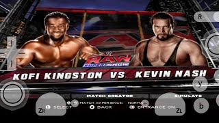 WWE 13 KOFI KINGSTON VS KEVIN NASH ONE ON ONE  MATCH MONDAY NIGHT RAW