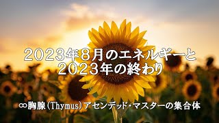 2023年8月のエネルギーと2023年の終わり ∞胸腺 アセンデッド・マスター集合体　【ダニエル・スクラントン氏　チャネリングメッセージ】